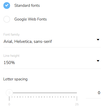 font