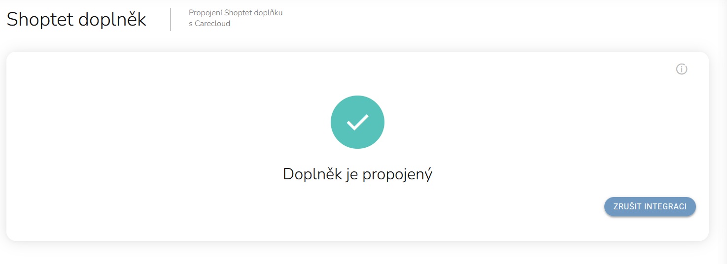 Potvrzení propojeni propojeni