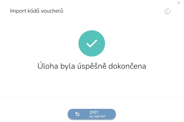 Úspěšný import uspesny