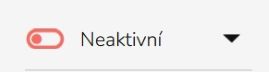 Deaktivace scénáře neaktivni