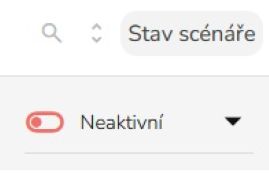 Aktivace scénáře neaktivni2